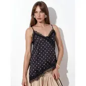 Busem Blusa azul escuro / preto / branco