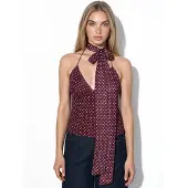 Hiccups for Kids Top borgonha / branco