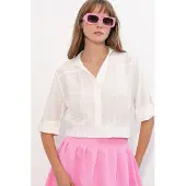 Big Dart Camisa branco