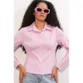Big Dart Blusa cor-de-rosa