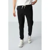 Tommy Life Fato de jogging ecru / preto