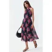 Busem Vestido 'Maxi' azul / rosa