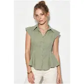 Bianco Lucci Camisa 'Hemden' verde pastel