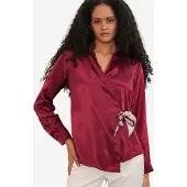 Big Dart Blusa borgonha