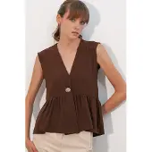 Big Dart Blusa 'Blusen' castanho