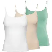 STUDIO SELECT Top 'Lena' bege / verde / branco