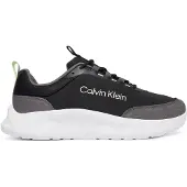 Calvin Klein Sapatilhas baixas cinzento escuro / preto / branco
