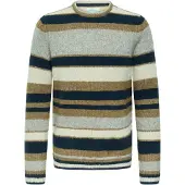 Blend Pullover 'BHDANNIE' navy / castanho / cinzento / branco