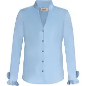 Mos Mosh Blusa 'Hassie' azul claro