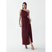 BWLDR Vestido 'NIALL' vermelho escuro