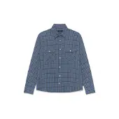Matinique Camisa 'Christaldo' azul / preto