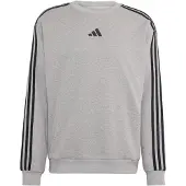 Adidas Essentials Camisola 3 Riscas de Felpo Francês