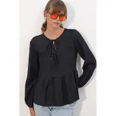 Big Dart Blusa 'Blusen' preto