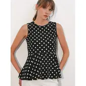 Big Dart Blusa preto / branco