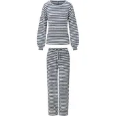 Lingadore Pijama azul escuro / branco