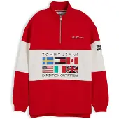Tommy Hilfiger Sweatshirt navy / amarelo / vermelho fogo / branco
