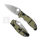 Spyderco Navalha Manix 2 Salt Yellow/Black G-10 MagnaCut