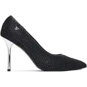 Karl Lagerfeld Sapatos de salto ' Sarabande Mesh-Pumps mit Edelsteinen ' preto