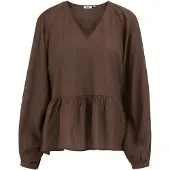 We fashion Blusa castanho
