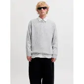 Jack & Jones Pullover 'JORNORREBRO' cinzento claro
