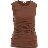 We fashion Top castanho ferrugento