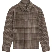 We fashion Camisa castanho / preto / branco