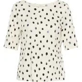 Inwear Blusa creme / preto