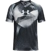 Under Armour Camisa funcionais cinzento claro / preto / branco