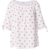 Hailys Blusa 'Lo44tta' vermelho / branco