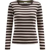 Numph Camisa 'MIXIE' creme / chocolate