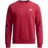 Nike Sweatshirt 'CLUB' vermelho / branco