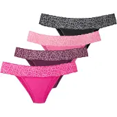 LASCANA Cueca berinjela / rosa / rosa escuro / preto