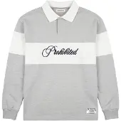 Prohibited Sweatshirt 'Back In The Days' acinzentado / preto / branco