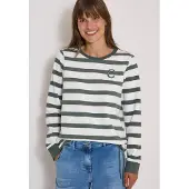 Cecil Sweatshirt oliveira / branco
