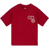 We fashion Camisola vermelho fogo / preto / branco