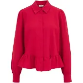 We fashion Blusa vermelho fogo