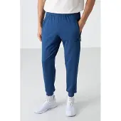 Tommy Life Calças de desporto 'Jogginghose' azulado