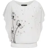Cloud 5ive Camisa preto / branco