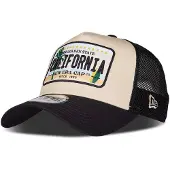 New Era Boné 'Gorra marino california license plate trucker cap' azul