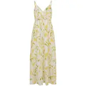 Cloud5ive Vestido de verão amarelo pastel / amarelo claro / oliveira