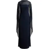 Ralph Lauren Vestido de festa azul escuro