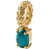 Purelei Atrelado 'Dezembe' turquesa / ouro