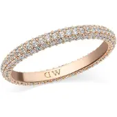 Daniel Wellington Anello Bronzo Pavé Zirconi Cubici Dw0040169 56 Mm — Anello
