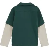 We fashion Camisa verde / branco