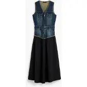 Desigual Vestidos camiseiros navy / azul ganga