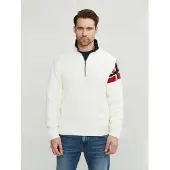 Holebrook Pullover ' Norwegian ' offwhite