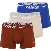 Nike Underwear Boxers 'Everyday Essential' creme / azul / castanho ferrugento / branco