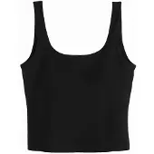 Aim'n Top desportivo 'Shimmer' preto