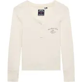 Superdry Camiseta De Manga Comprida Athletic Button Down
