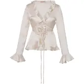 Anse Victorin Blusa 'Lily' creme